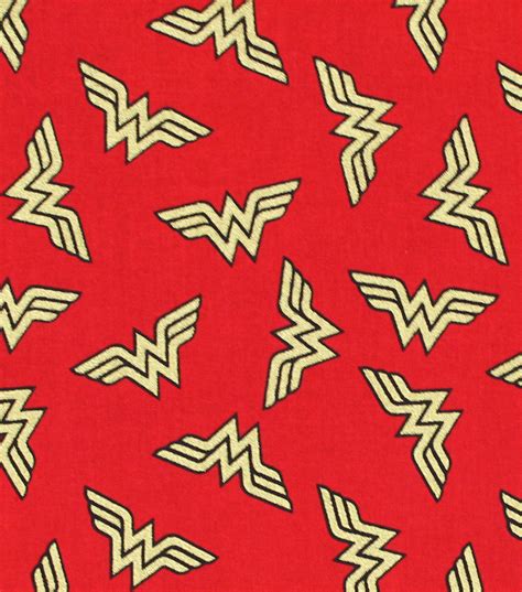 dc comics wonder woman cotton fabric metallic logo toss|Superheroes Fabrics .